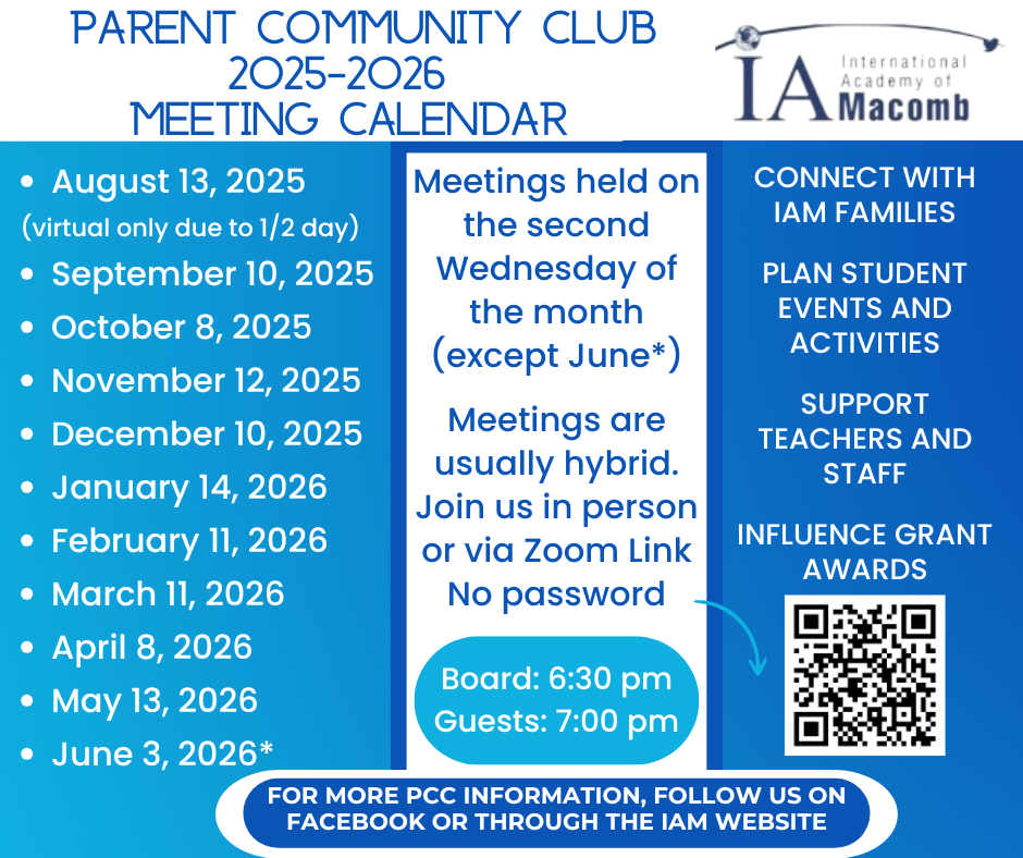Meeting Calendar 2025-26